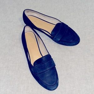 Talbots - 9.5 - Navy Blue Suede Flats